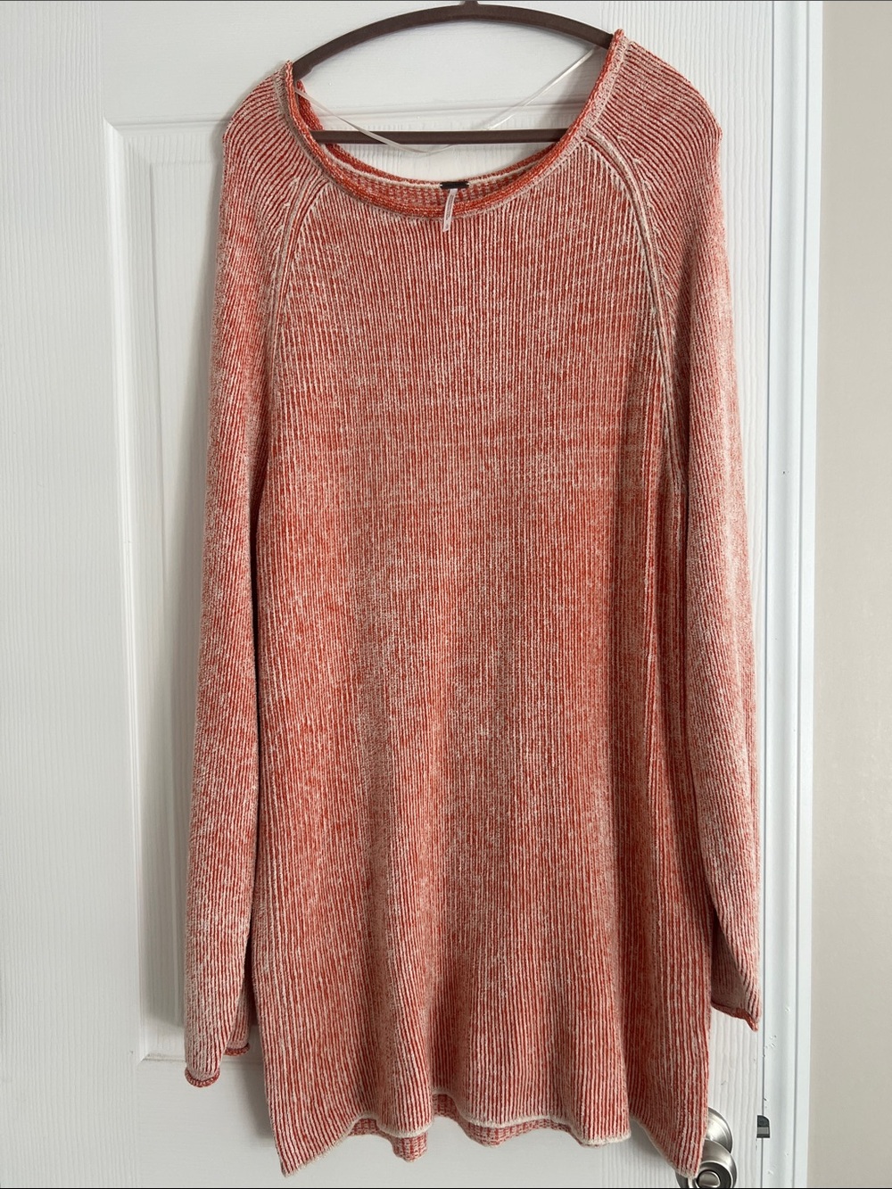 Free People Coral Blend Crewneck Sweater